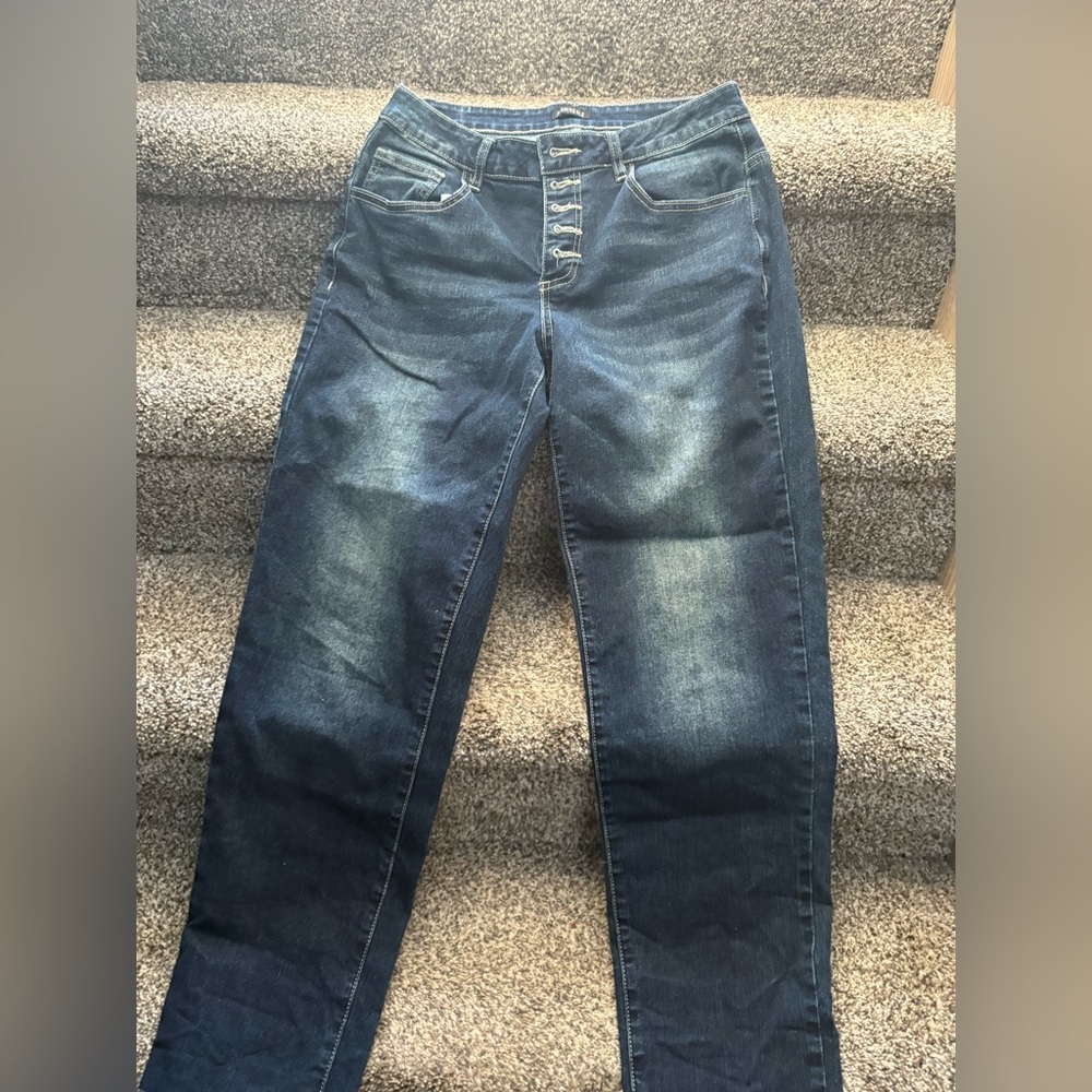 Dark Blue Denim Jeans